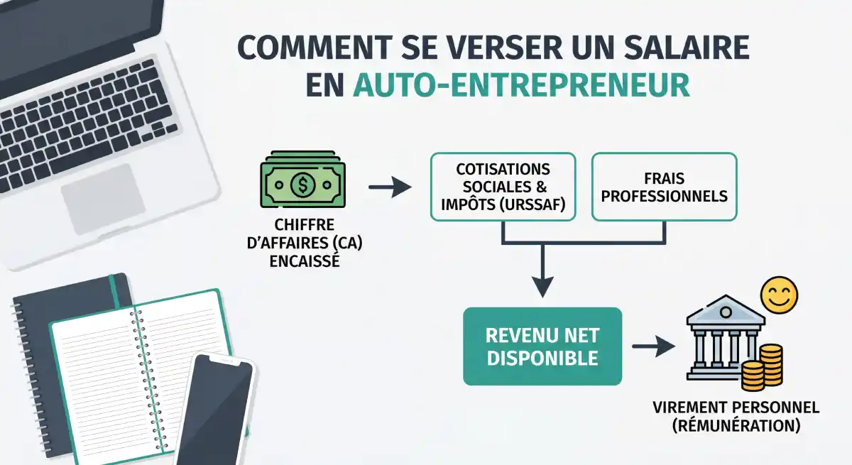 Salaire auto-entrepreneur : comment se rémunérer ?