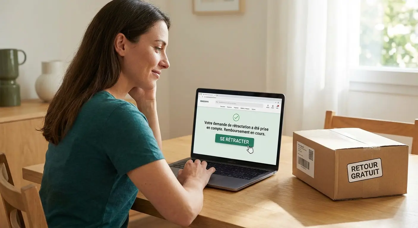Se rétracter après un achat en ligne : vos droits en 2026