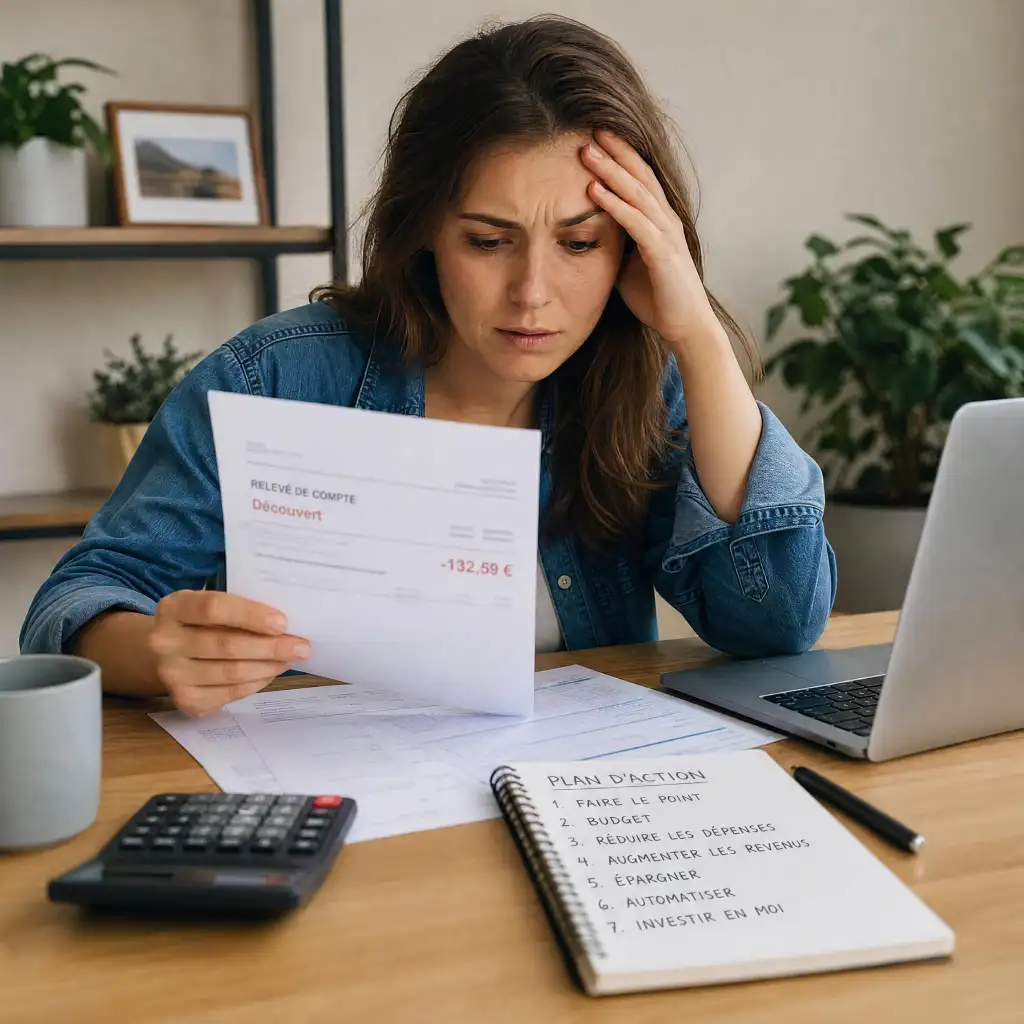 Sortir du découvert bancaire : 7 étapes concrètes